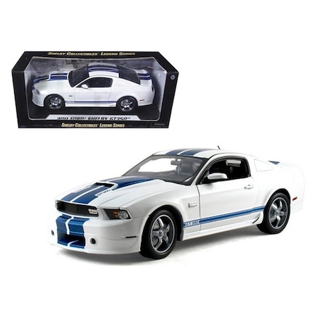 Shelby Collectibles 2011 Ford Shelby Mustang GT350 White 1-18 Diecast Model Car SC351